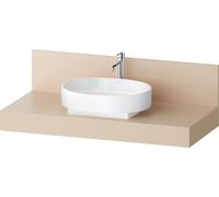 Console Balcoon Duravit rectangulaire, 1 découpe au centre , 1200x550x370mm, BA90580IEIE0000, Couleur: Beige sable