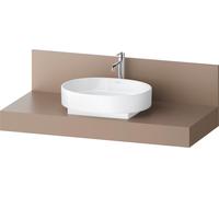 Console Balcoon Duravit rectangulaire, 1 découpe au centre , 1200x550x370mm, BA90580IFIF0000, Couleur: ombre