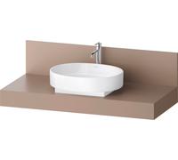 Console Balcoon Duravit rectangulaire, 1 découpe au centre , 1200x550x370mm, BA90580IFIF0000, Couleur: Ombrelle