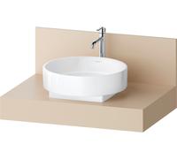 Console Balcoon Duravit rectangulaire, 1 découpe au centre , 800x550x370mm, BA90560IEIE0000, Couleur: Beige sable