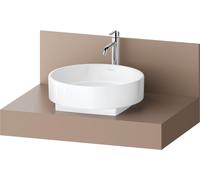 Console Balcoon Duravit rectangulaire, 1 découpe au centre , 800x550x370mm, BA90560IFIF0000, Couleur: ombre