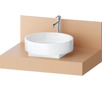 Console Balcoon Duravit rectangulaire, 1 découpe au centre , 800x550x370mm, BA90560IHIH0000, Couleur: Terraccino
