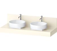 Console Balcoon Duravit rectangulaire, 2 découpes des deux côtés , 1400x550x370mm, BA90610IDID0000, Couleur: Ivoire