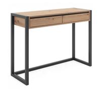 Console Bois Style Industriel Rangement