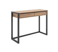 Console Bois Style Industriel Rangement