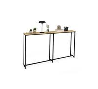 IDMarket - Console Bout de canapé Detroit Table d'appoint Gain de Place Design Industriel