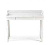 Console Bureau Extensible - PARIS PRIX - Lana - Blanc - Contemporain - Design