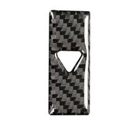 Console Centrale Bouton D'Avertissement de SéCurité Couvercle DéCor Garniture Fibre de Carbone pour CX-5 CX5 2017 2018 2019 2020