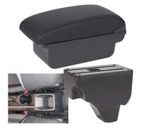 Console Centrale Consoles Pour Peugeot 2008 2019 2020 2021 2022 2023 Pour Peugeot 208 Accoudoir Boîte Voiture Accoudoir Pièces Rechange Bras Boîte Rangement Automatique(C2 Black Line No Usb)
