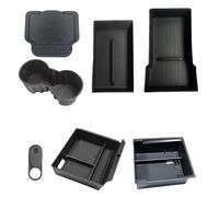 Console centrale d'accoudoir Pour Tesla pour modèle Y Juniper 2025 Boîte rangement pour Console centrale organisateur tasse boîte cachée(7pcs A Style)