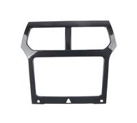 Console Centrale De La Garniture Pour Ford Pour Explorer 2011 2012 2013 2014 2015 Noir Carbone Console Intérieure Couverture De Navigation Cadre Garniture ABS 1 Pièces(Carbon Fiber Style)