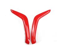 Console Centrale De La Garniture Pour Ford Pour Fiesta 2009-2013 Pièces D'auto Style ABS Accessoire Voiture Poignée De Porte Intérieure Décoration Bandes Garniture(Red)