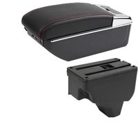 console centrale de voiture Accoudoir central pour Peugeot 208 (2008, 2019-2024)(C red line 7)