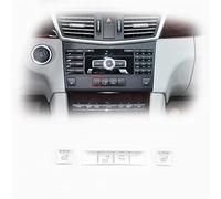 Console Centrale De Voiture CD Panneau Bouton Commutation Autocollants À Paillettes Accessoires Intérieurs pour Mercedes pour Benz C E Classe W204 W212 GLK X204
