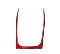 Console Centrale De Voiture Panneau De Changement Vitesse Cadre Décoration Couverture Garniture Style Accessoires Intérieurs Pour Q5 8R 2009-2017 FIXCOR(Red)
