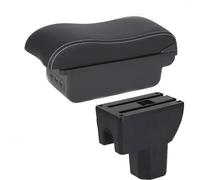 Console centrale en cuir double couche espace de rangement, accoudoir de voiture, boîte de rangement automatique, bras rehausseur détails intérieurs pièce rénovation, pour Suzuki Splash