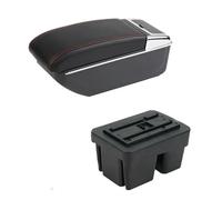 Console centrale en cuir, double espace de rangement, pour VW Golf 7 Mk7 2014-2019, accessoires de voiture dédiés modernisés