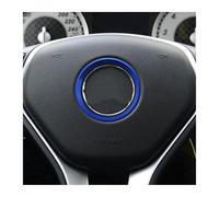 Console Centrale Garniture Autocollants Décoratifs Pour Volant De Voiture Emblème Central Pour GLE Pour CLA Pour GLA W213 W246 W205 C117(57mm Silver)