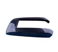 Console Centrale Garniture Garniture Couverture Panneau D'accoudoir Console Centrale Avant Voiture ABS En Fiber Carbone Noire Pour Toyota Pour Highlander 2022 2021 2020