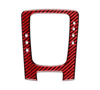 Console Centrale Garniture Pour 718 982 2016-2022 Fiber De Carbone Variable Gear Shift Panneau Garniture Décoratif Voiture Intérieur Accessoires Décoration Autocollant(rouge)