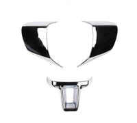 Console Centrale Garniture Pour GOLF pour POLO pour JETTA MK5 MK6 pour Bora ABS Chrome voiture volant décoration couverture garniture autocollant(3pcs 369 Clock Style)