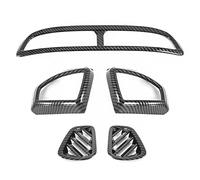 Console Centrale Garniture Pour Hyundai Pour Tucson 2015 2016 2017 2018 2019 2020 5 Pièces Console En Fiber Carbone Tableau Bord Couvercle Sortie D'air Garniture Décor Voiture