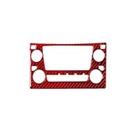 Console Centrale Garniture Pour Lexus RX300 1998 1999 2000 2001 2002 2003 Autocollants Pour Autoradio En Fibre Carbone Avec Système Navigation(Red set A)