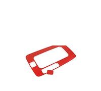 Console Centrale Garniture Pour Ranger 2015-2018 Alliage D'aluminium Voiture Center Console Changement De Vitesse Panneau Garniture Cadre Couverture Moulage Accessoires Intérieurs(rouge)