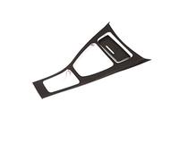 Console Centrale Garniture Pour Série 3 Pour E90 2005-2012 Accessoires Auto 2 Pièces Conduite À Gauche ABS Voiture Center Console Cadre Changement Vitesse(Style A-Carbon Fiber)