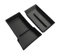 Console Centrale Garniture Pour Tesla Pour Modèle Pour Y Pour Modèle Pour Y Juniper 2025 Console Centrale Organisateur Rangement Plateau Accoudoir Boîte Tapis Inférieur(B)