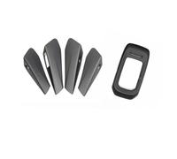 Console Centrale Garnitures Poignée De Porte De Voiture Accoudoir Console Centrale Porte-gobelet Garniture De Panneau pour ID.4 2021 2022 2023 2024 Voiture Garnitur Cadre(5pcs Matt)