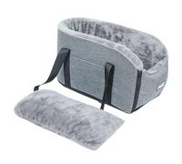 Console centrale lit de chien - siège de chat, booster pour animaux de compagnie | Article de voiture Carrier de voyage pour les petits animaux, berceau doux pour SUV, confort de conduite en véhicule,