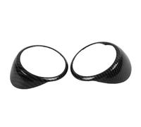 Console Centrale Panneau Kit Fibre Carbone Pour Mercedes Pour Benz W177 A200 A220 2019-2021 Garniture Couvercle Poignée Porte Haut-parleur(2pcs oultet cover)