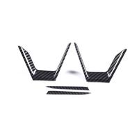 Console Centrale Panneau Pour Outlander 2022 2023 2024 ABS Fibre Carbone Console Centrale Décoration Poignée Porte Intérieure Couvercle Cuvette Garniture décoration autocollante(9-)