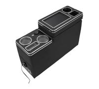 Console Centrale Rangement Pour Hyundai Pour Grand Pour Starex Rangée Avant Garde-corps Coffret Général Affaires Accoudoir Magasin Central Voiture(4th Black)
