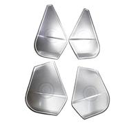 Console Centrale Voiture Console Pour Benz GL 2013-2015 Tweeter De Voiture Colonne Autocollants Intérieurs Haut-parleur Fenêtre B(B Model Silver)