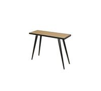 - Console Chealsea en bois à motif chevron - Marron et noir - Chelsea