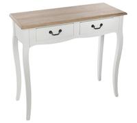 Console ""Chrysa"" blanc L87cm - Atmosphera Créateur d'intérieur