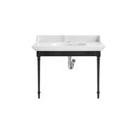 Console Cléo 1889 avec plan vasque 3 trous + siphon chromé