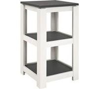 Console coloris optique granit-blanc - Dim : L 40 x P 40 x H 74 cm - PEGANE - optique granit-blanc