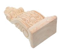Console Corbel en Bois Massif Style Européen Français Vintage | Bois Sculpté à Main, Assemblage Tenon-mortaise, Surface Peignable, pour Étagères, Cadres et Comptoirs