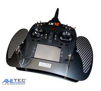 Console d’Émetteur AHLtec Spektrum iX12 en GFK Black ou Carbone Authentique