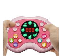 Console de à poussée Rapide,Console de à poussée Rapide Entraînement | Dessin animé Console éducative interactive pour l'apprentissage préscolaire, Rose