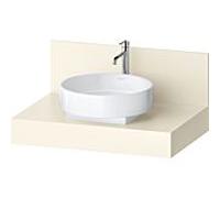 Console Balcoon Duravit rectangulaire, 1 découpe au centre , 800x550x370mm, BA90560IDID0000, Couleur: Ivoire