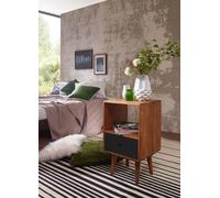 Console de chevet rétro REPA / bois de sheesham Table de chevet avec