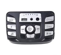 Console de commande centrale pour voiture électrique 12 V pour enfants avec lecteur de musique, mode narration d'histoires et panneau de surveillance d'affichage de l'alimentation (D)