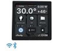 Shelly Wall Display - Noir | Panneau de contrôle pour maison intelligente avec interrupteur de relais | Écran tactile |Alexa, Google Home | App iOS Android | Capteur température, humidité & LUX