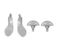 Console de Jeu en Acier Inoxydable Contrôleur élégant Remplacement des Contrôleurs Edge Pro Elite (Silver)