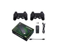 Console de Jeu Mini Frohud TV Sans Fil Familiale Classique 64Go,23.5*17.4*6.7cm-Noir