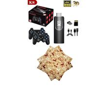 Console de jeu - NIKOU - Game stick K8 - 40000 jeux - 4K - 3D - 64GO